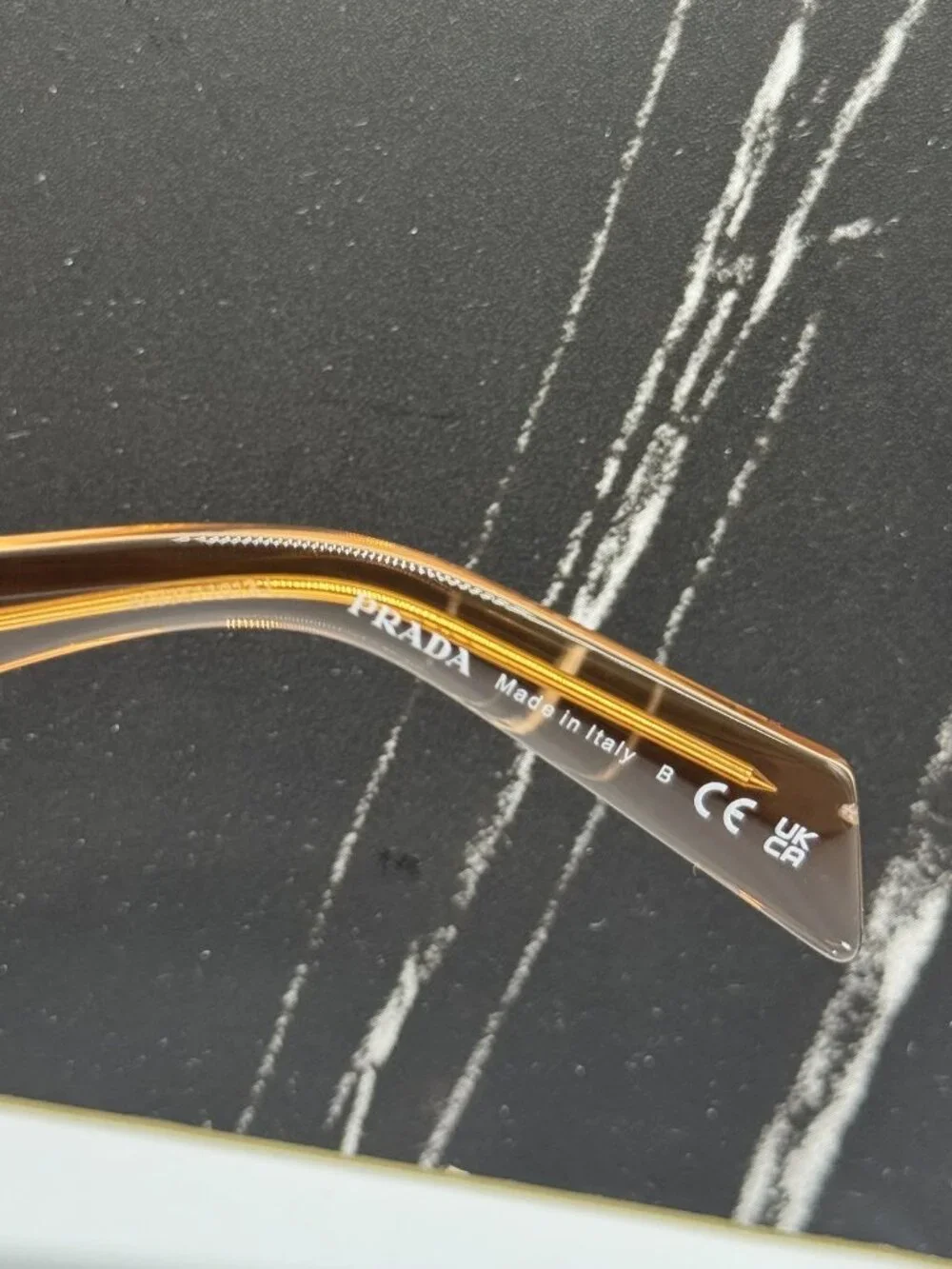 NWT Prada PRC07V 20H1O1 Gray Women Eyeglasses PR C07V